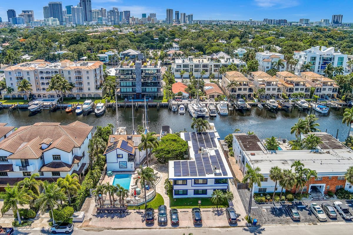Fort Lauderdale waterfront and skyline